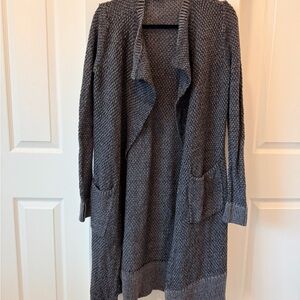 CAbi Cozy Gray Women's Sweater Cardigan
